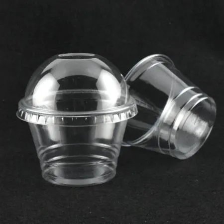 미니과일컵 제과용기 디저트용기 아이스크림컵 KP-78파이5온스투명컵100세트(돔막힘)