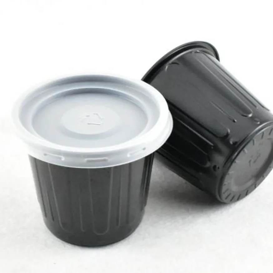 검정 소스용기 국물컵 AJ-75파이(대)500세트(블랙) 이미지