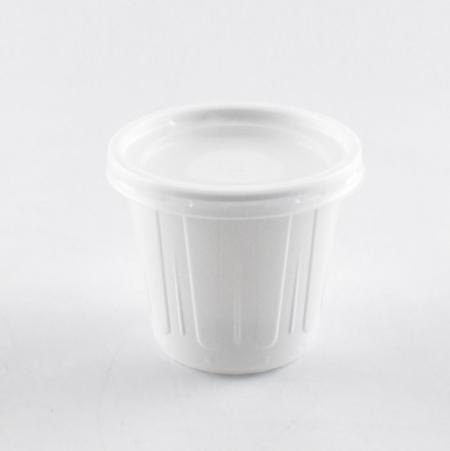 검정소스용기 AJ-75파이(대)백색용기+뚜껑 1000세트