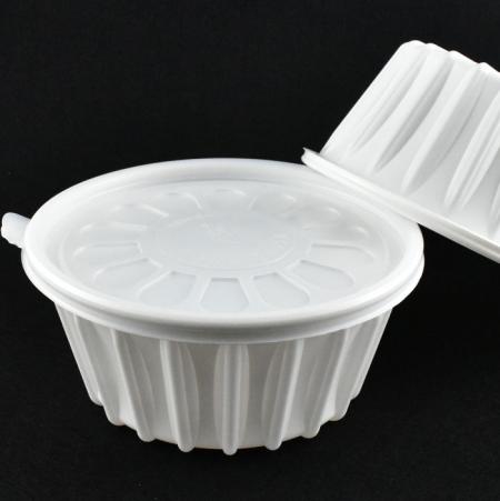 195파이면용기 미니탕용기 YP-195칼국수(대) 100세트(백색)