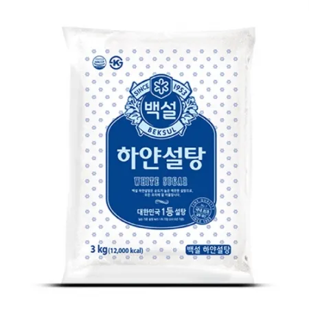 백설 하얀설탕 3kg