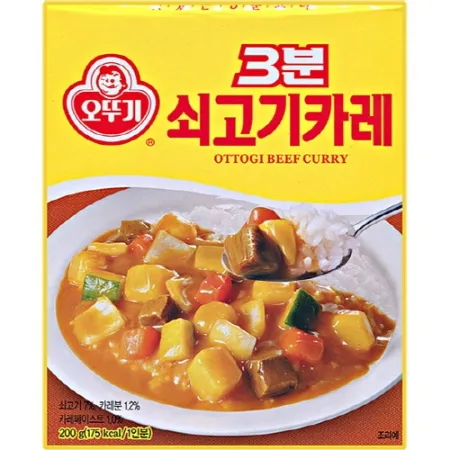 (오뚜기) 3분쇠고기카레 200g 이미지