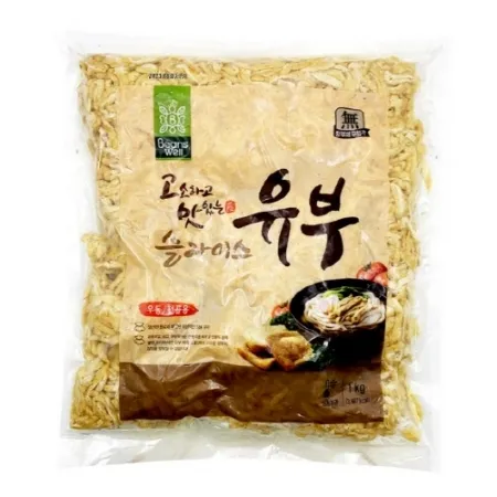 (우천)슬라이스유부(냉동) 1kg