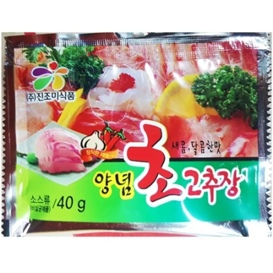 ★초특가★ 진조미 초장 일회용/40g*150입 1박스 이미지