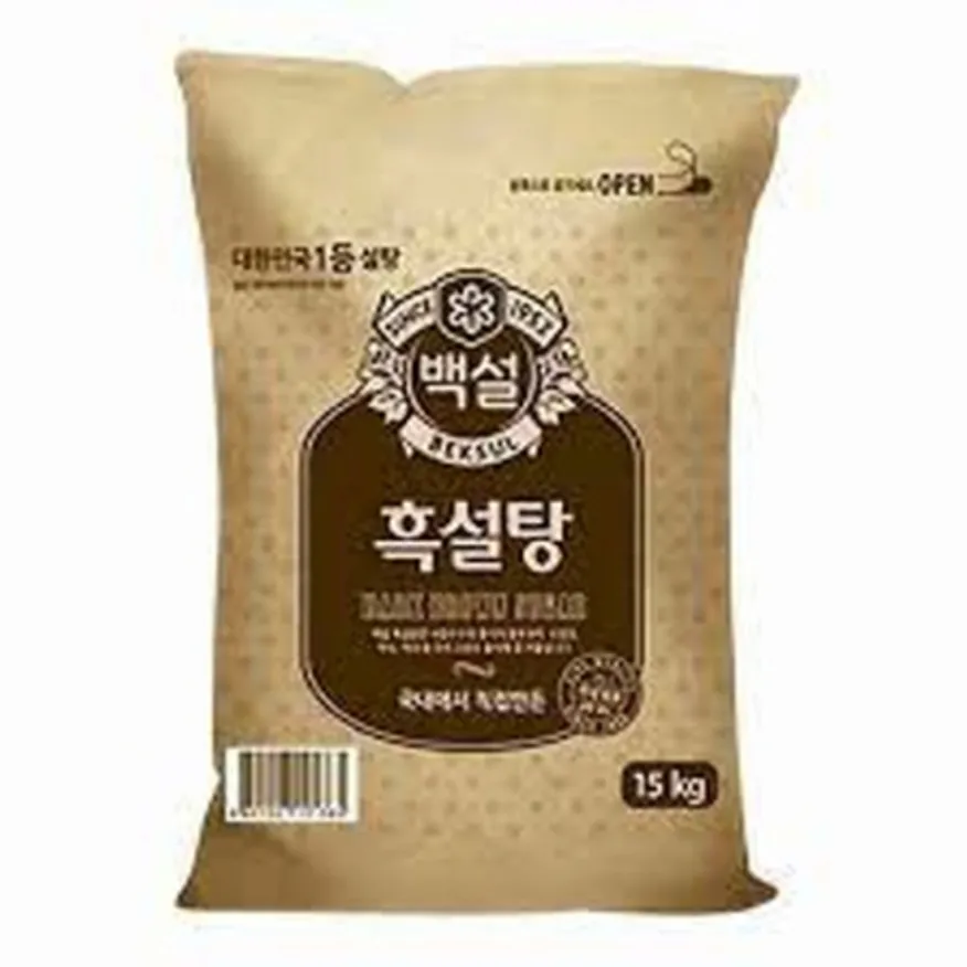 백설 흑설탕 15kg 이미지