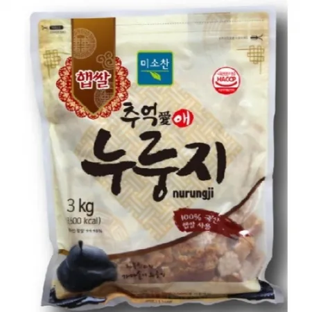 미소찬  옛날누룽지 3kg 이미지