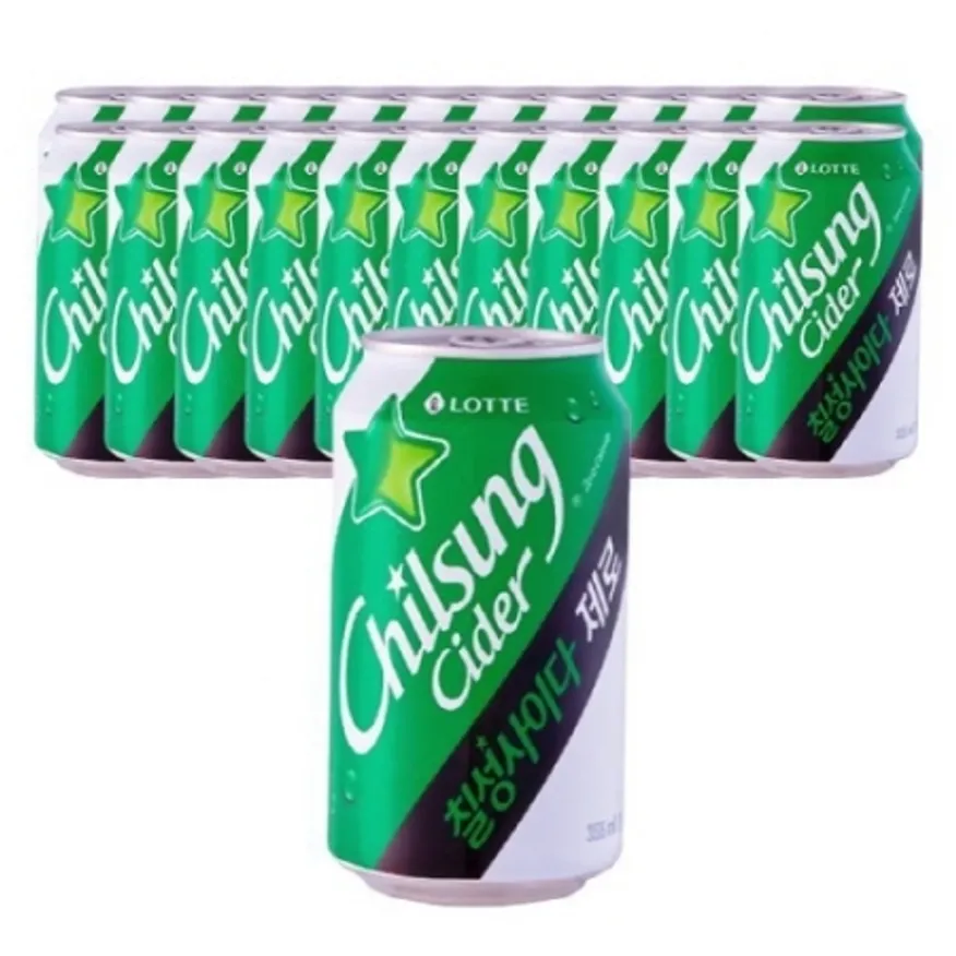 롯데 칠성사이다제로 업소용 355ml*24입 이미지