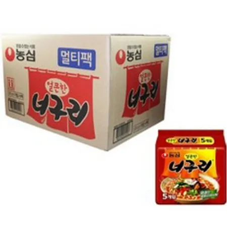 농심 얼큰한너구리 120g*40입  1박스 이미지