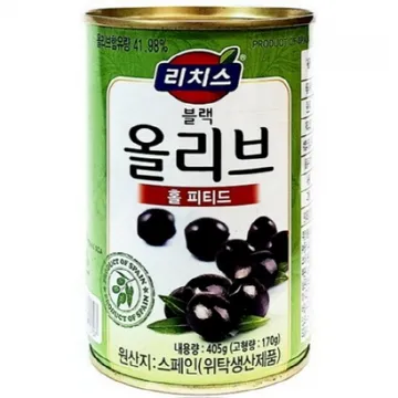 리치스 블랙올리브 홀 405g