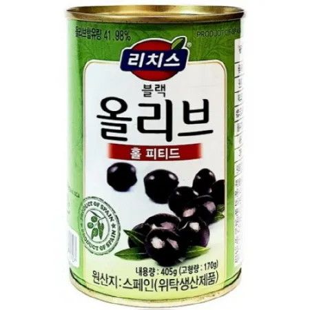 리치스 블랙올리브 홀  405g