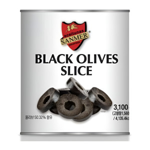 산머)블랙올리브 슬라이스 3kg