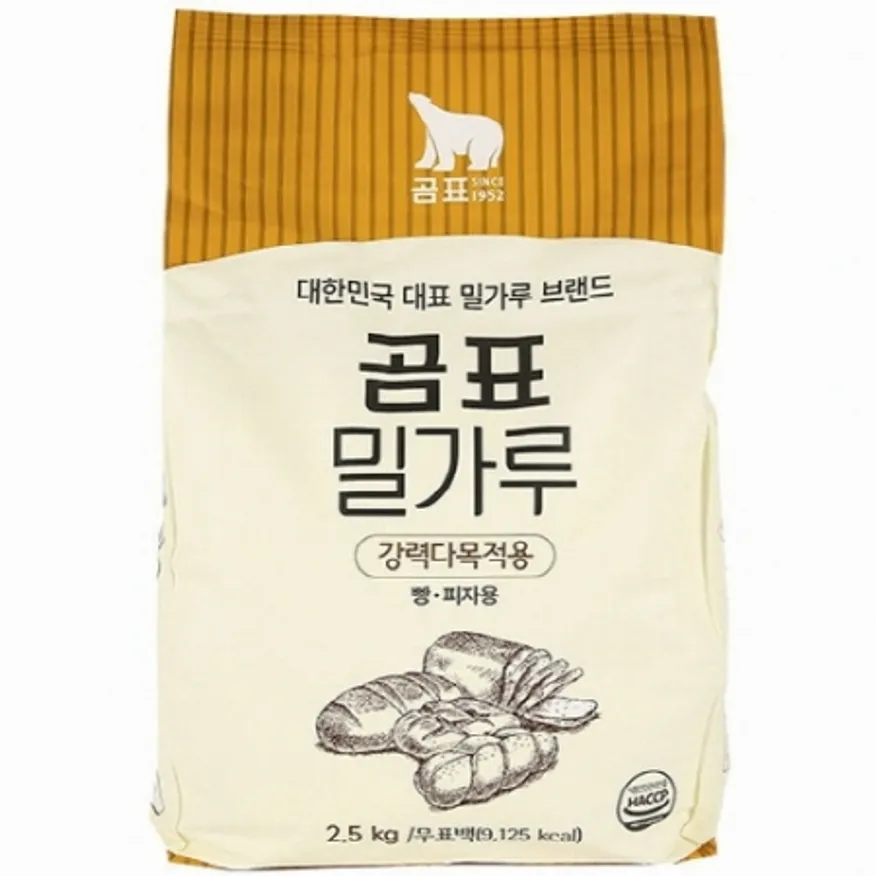 대한제당 곰표강력밀가루 2.5kg 이미지