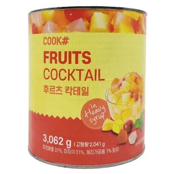 쿡샵 후르츠칵테일 3.062kg