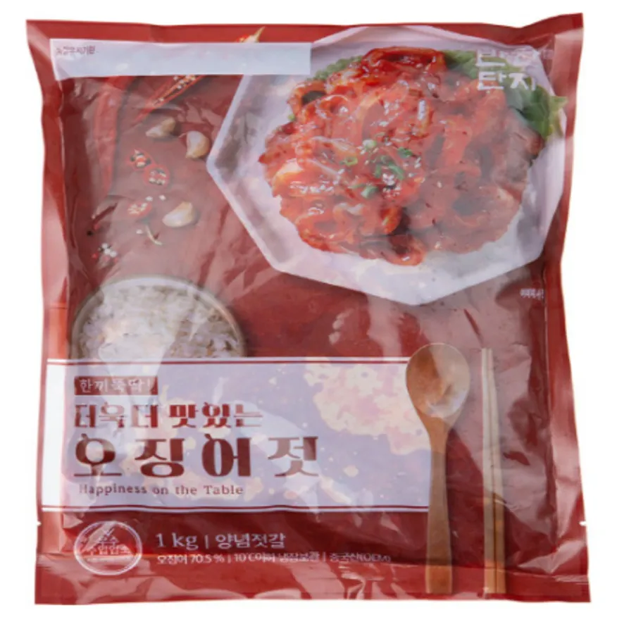 반찬단지 오징어젓갈 1kg 이미지