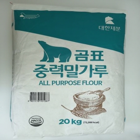 대한제분 곰표중력밀가루 20kg