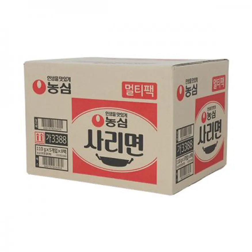 농심 사리면멀티 110g*5입*8팩 1박스 이미지