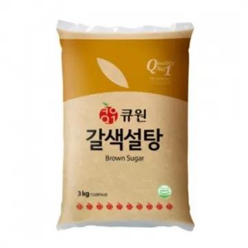 큐원 갈색설탕 3kg