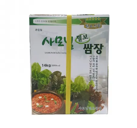 순창맛식품)아줌마털보쌈장 14kg 이미지