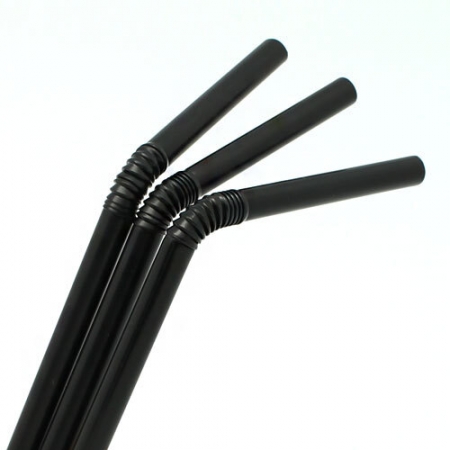 검정자바라빨대 7mm*21cm  500입