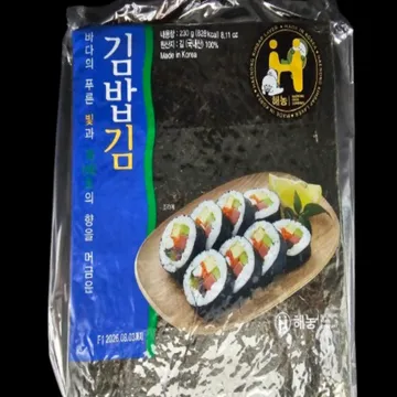 해농 김밥김 국내산 일반 230g 100매