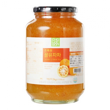 초록원 참꿀유자차 병  2kg
