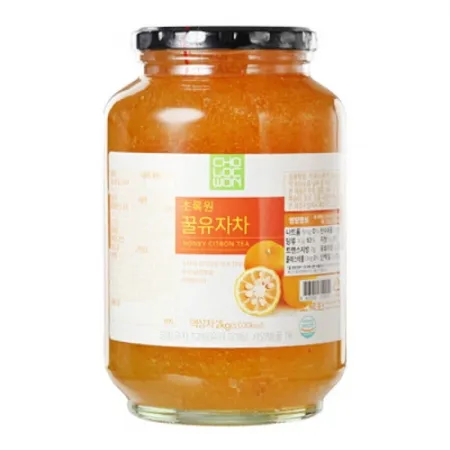 초록원 참꿀유자차 병  2kg