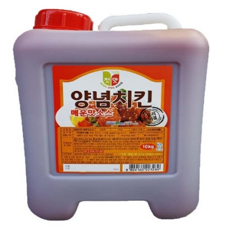 청우 양념치킨소스 매운맛  10kg