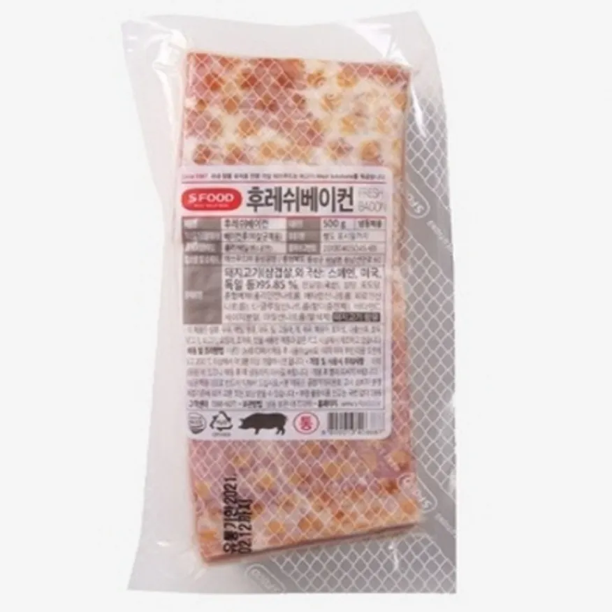 에스푸드 통베이컨 500g 이미지