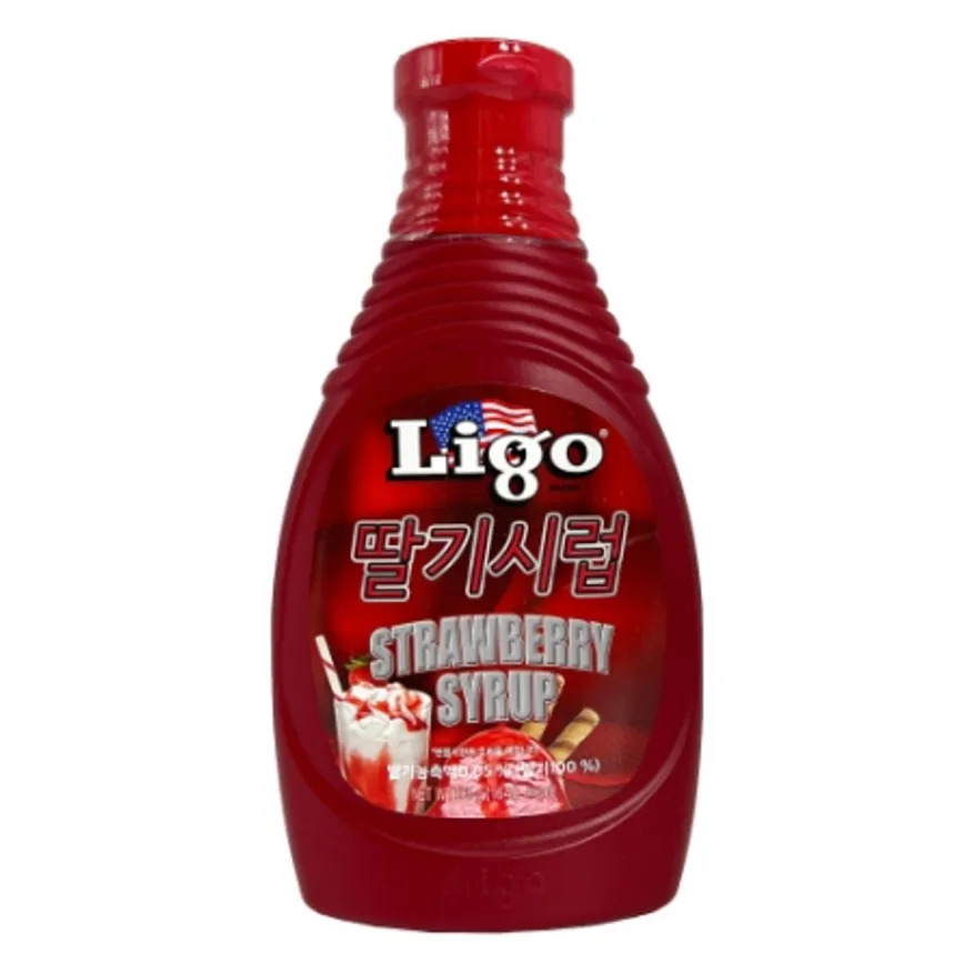 리고 딸기시럽 585g 이미지