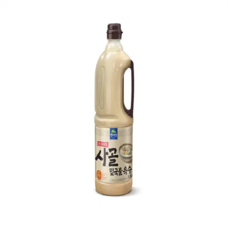 면사랑 밑국물 사골 육수 1.8L 이미지