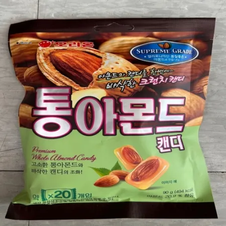 (오리온)통아몬드캔디 90g