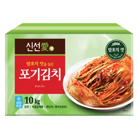 신선애 포기김치 배추김치 10kg 중국산 이미지