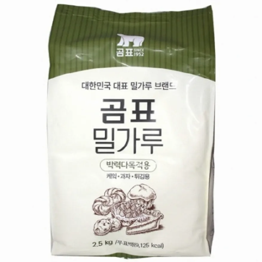 대한제분 곰표밀가루 박력분 2.5kg 이미지