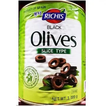 리치스 블랙올리브 슬라이스 3kg