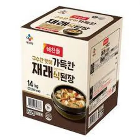 해찬들 구수한맛이가득한재래식된장 14kg