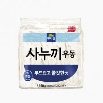 면사랑 사누끼우동면 냉동 230g*5입