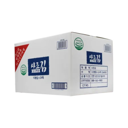 (사조) 도시락김 10봉입*24팩 이미지
