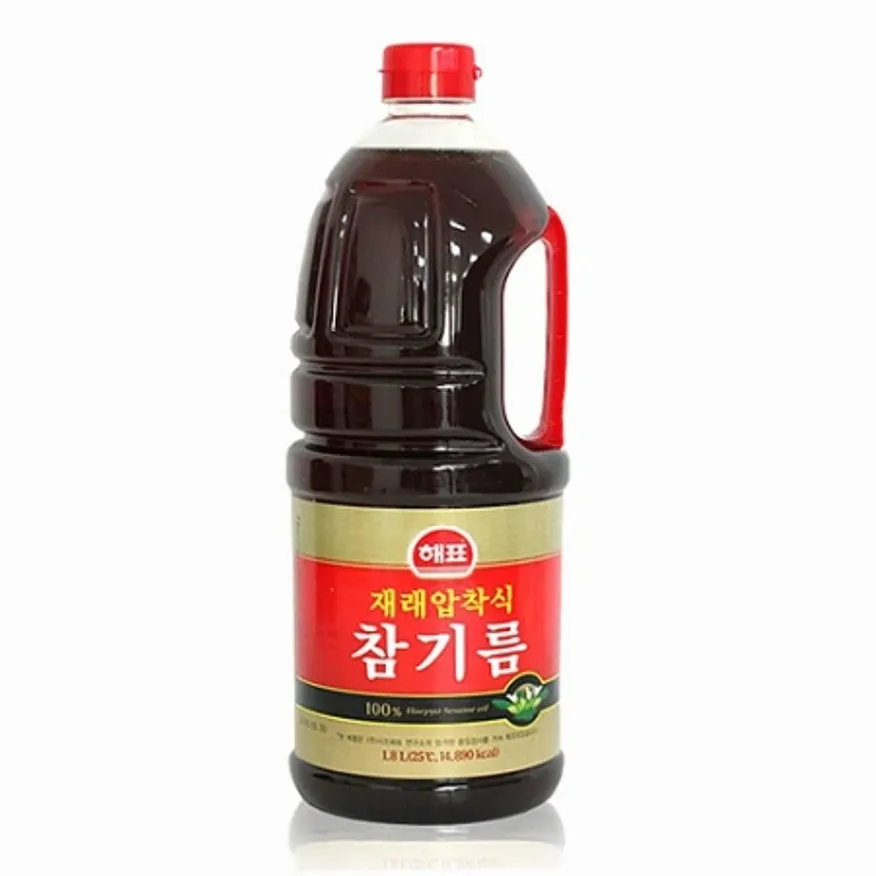 해표 재래압착참기름 1.8L 이미지