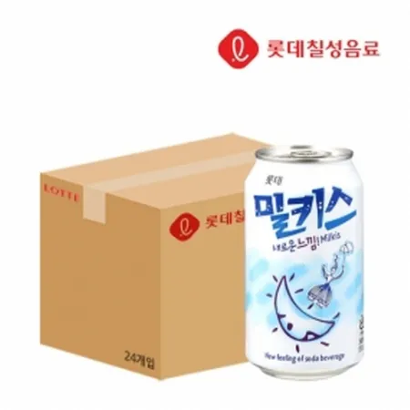롯데 밀키스 340ml*24입  1박스