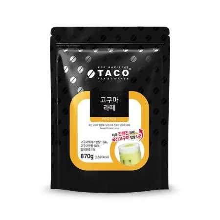 타코 고구마라떼 파우더 870g/EA