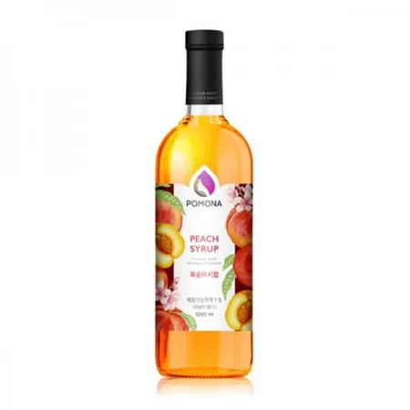 포모나 복숭아 시럽 1000ml/EA