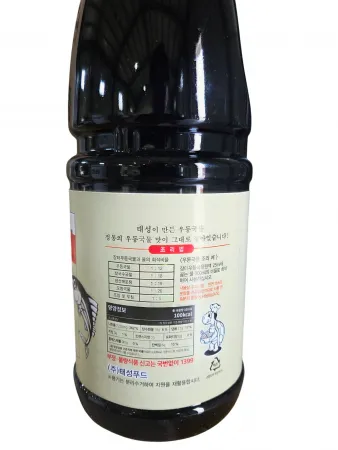 장터국수 우동국물1.8L X 6개 육수 대용량 업소용 이미지