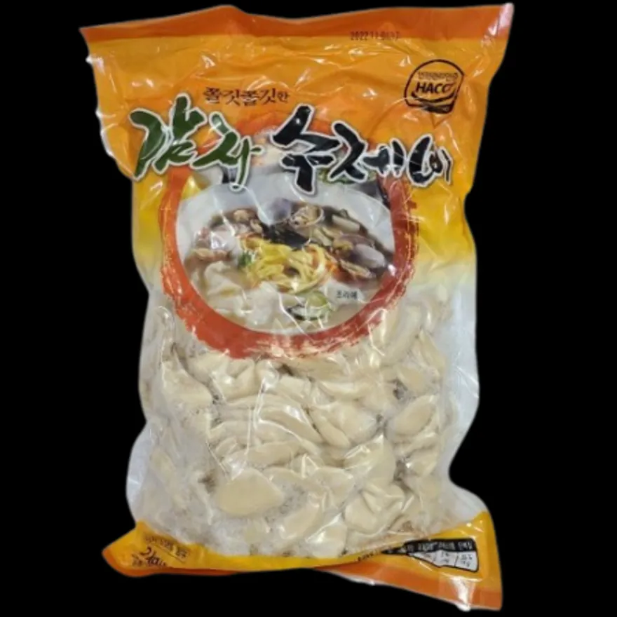 대진 냉동 감자수제비2kgX8개 옹심이 업소용 대용량 (아이스팩 포함) 이미지