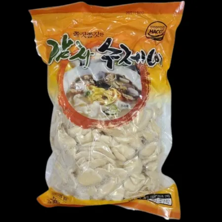 대진 냉동 감자수제비2kgX8개 옹심이 업소용 대용량 (아이스팩 포함) 이미지