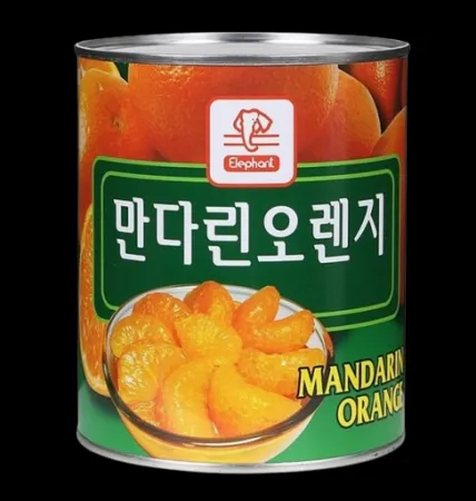 만다린 오렌지3kgX6개 코끼리 캔통조림 업소용 대용량 이미지