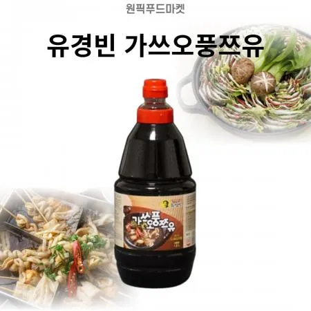 이엔 유경빈 가쓰오풍쯔유1.8L X 6개 우동 모밀육수 업소용 대용량