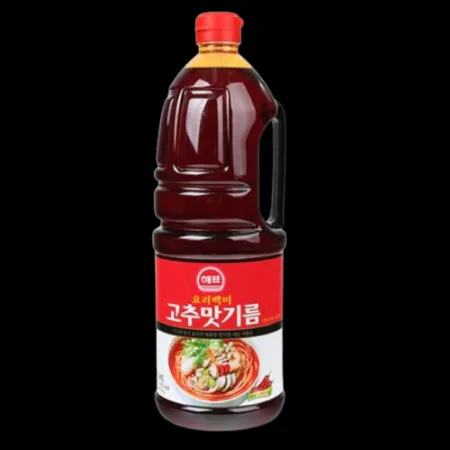 사조 해표 고추맛기름 1.8L X 8개 마라탕 매운기름 업소용 대용량 이미지