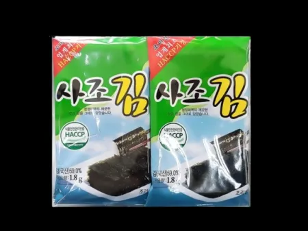 사조 도시락김 (1.8gX10봉) 24개입 김밥 참치 일식 업소용 대용량 이미지