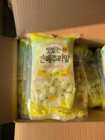 깐메추리알1kgX10개 알사랑 이미지