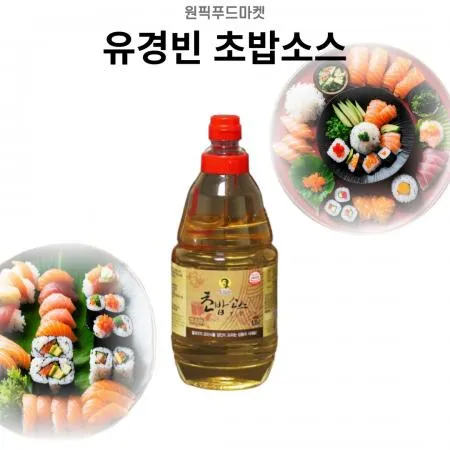 유경빈 초밥소스 1.8L X 6개 초데리소스 초밥용 업소용 대용량